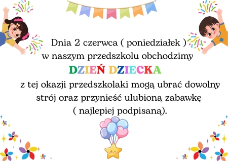 DZIEŃ DZIECKA 