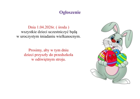 Śniadanie wielkanocne